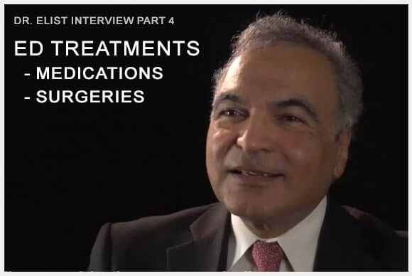 ED Treatment Options| Erectile Dysfunction Treatment Options | Dr Elist Interview