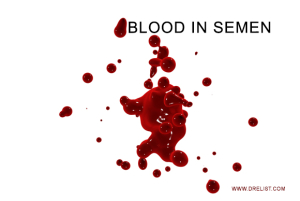 Blood in semen image