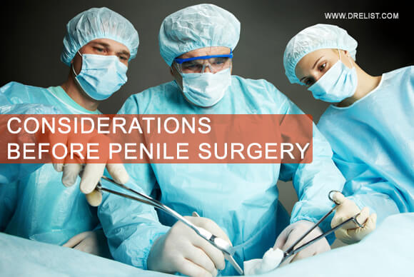 Considerations Before Penile Surgery