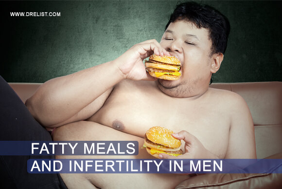 Fatty Meals And Infertility In Men