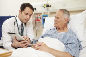 Metastatic Prostate Cancer patient in the hospital