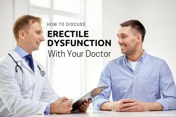 How to discuss erectile dysfunction with your doctor